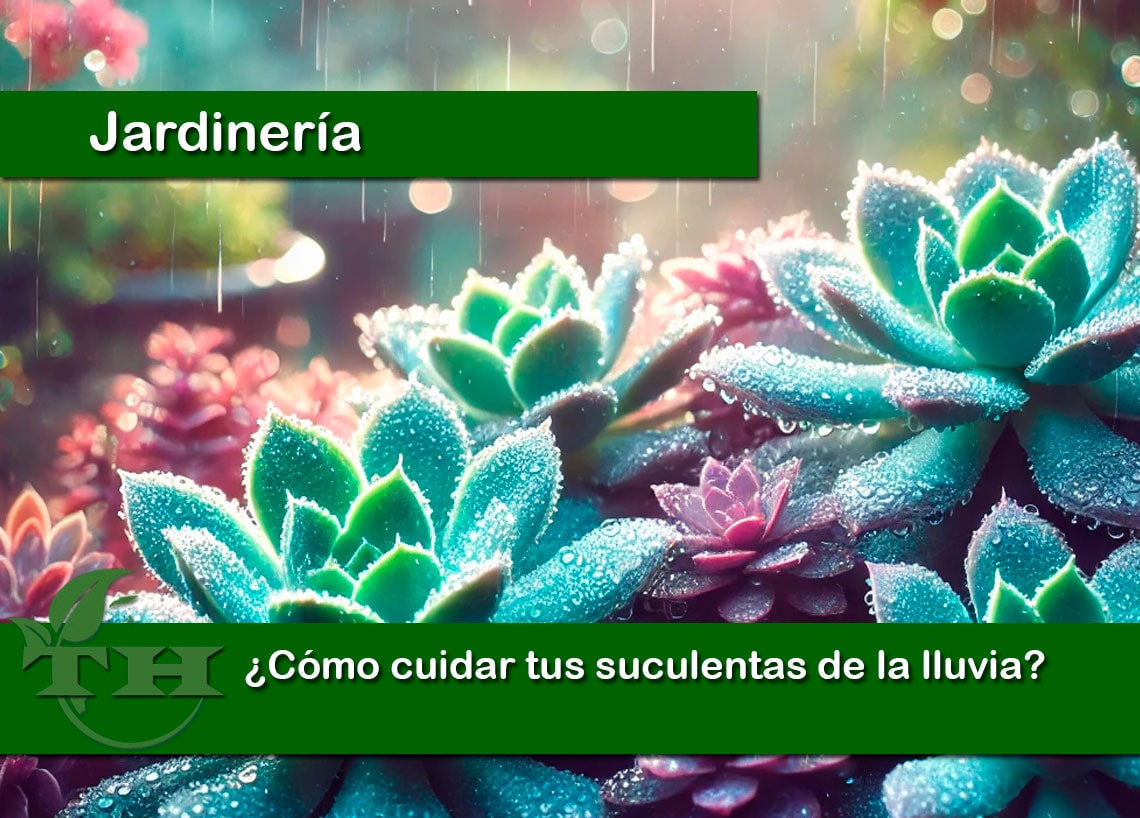 ¿Cómo cuidar tus suculentas de la lluvia?